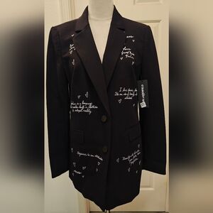 New Karl Lagerfeld Paris Signature Blazer.